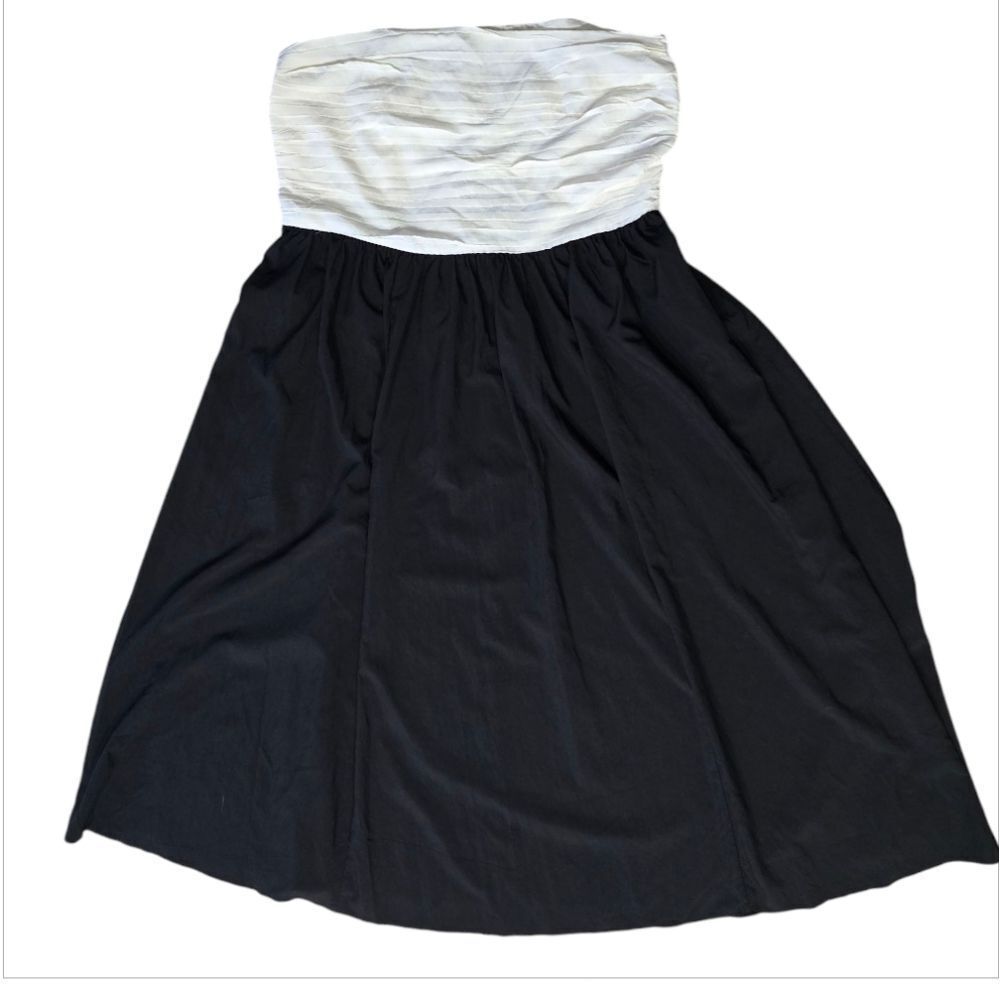 H&M Black and white midi dress Size L - Picture 4 of 6